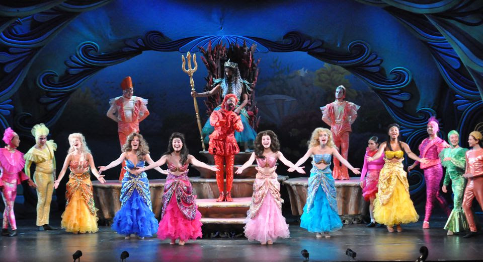 A scene from "Disney's The Little Mermaid" at Reagle Music Theatre in Waltham. HERB PHILPOTT